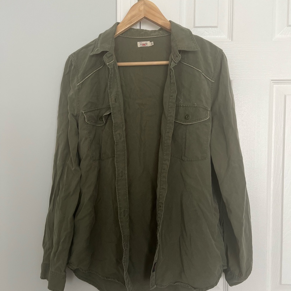 Faherty Button-Up Shirt - image 1